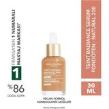 Yves Rocher Vegan Formüllü Işıltı Etkili Teint Radiance Serum Fondöten Naturel 200