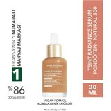 Yves Rocher Vegan Formüllü Işıltı Etkili Teint Radiance Serum Fondöten Naturel 300