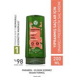 Yves Rocher Vegan Onarıcı Prebiyotik Saç Kremi 200 ml Yıpranmış Saçlar İçin Paraben ve Silikon İçermez