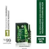 Yves Rocher Vegan Saç Dökülmesi Karşıtı Güçlendirici Ampul Kür 4×15 ml Niacinamid ve Vitamin B6 İçerikli