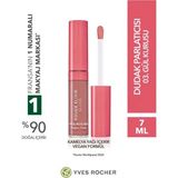 Yves Rocher Yoğun Pigmentli ve Nemlendirici Dudak Parlatıcısı Cam Parlaklığı Etkili Gloss 7 ml Gül Kurusu - 03.Gül Kurusu