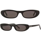 Yves Saint Laurent 557 Shade 001 Kadın Asetat Güneş Gözlüğü Parlak Siyah UV Filtreli 51 mm Cam Ölçüsü