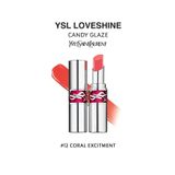 Yves Saint Laurent Loveshine Candy Glaze Parlatıcı Etkili Ruj 12 Coral Excitement 4935421761833
