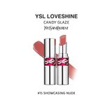 Yves Saint Laurent Loveshine Candy Glaze Parlatıcı Etkili Ruj 15 Showcase Nude 4936968817861
