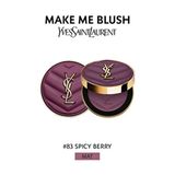 Yves Saint Laurent Make Me Blush 83 Çok Renkli Işıltılı Pudra Allık Uzun Süre Kalıcı Doğal Görünüm Sunar