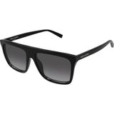 Yves Saint Laurent Saint Laurent Sl 904 001 Black Grey Rectangle Erkek Gunes Gozlugu - Siyah