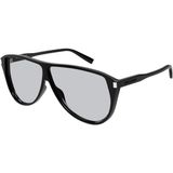 Yves Saint Laurent Sl 731 Gaspar 001 Unisex Güneş Gözlüğü Siyah Asetat Çerçeve UV 400 Koruma