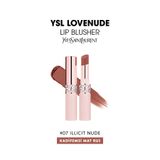 Yves Saint Laurent Ysl Lovenude Lip Blusher Kadifemsi Mat Ruj 07 Illicit Nude 3614274598926