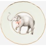 Yvonne Ellen Animals Beyaz Porselen Kahvaltı Tabağı 23 cm - Sofra Grubu
