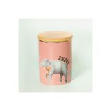 Yvonne Ellen Animals Pembe Porselen Saklama Kabı 10X15 cm