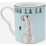Yvonne Ellen Animals Yeşil Porselen Kupa 250 ml