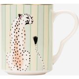 Yvonne Ellen Animals Yeşil Porselen Kupa 350 ml