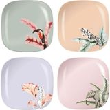 Yvonne Ellen Bambu Tabaklar 20 cm 4'lü Set