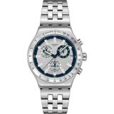 YVS539G Swatch Midnight In The Mirror Erkek Kol Saati - Gri