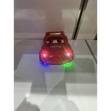 YVZ Cars Şimşek Mcqueen Pilli Müzikli Işıklı Araba - Kırmızı