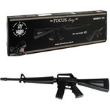 YVZ Dipçikli Silahlı Metal Oyuncak Tabanca - Oyuncak Tüfek (1paketkapsülhediyeli) - Siyah - Gri