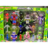 YVZ Minecraft Figür Oyuncak Büyük Boy - 18 PARÇA