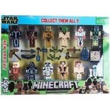 YVZ Minecraft Starwars Figür Oyuncak 23 Parça Büyük Boy Kutulu - Karışık-Çok Renkli