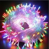 Yvz Store 10M 100 LED Boncuk Lamba Rgb Işık Şeffaf Kablo
