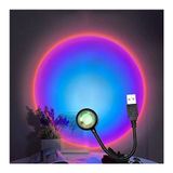 Yvz Store USB LED Gün Batımı Projektör Lambası Fotoğraf Çekim Işığı