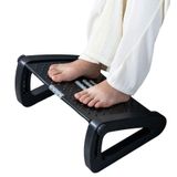Ywbtflul Çalışma Masasının Altında Ayak Dayanağı, Ergonomik 6 Yüksekliği Ayarlanabilir Ayak Dayama Masaj Rulosu, Taşınabilir Masa Altı Ayak Taburesi, Ev, Ofis için, Siyah