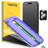 YWXTW iPhone 16 Pro için 2 Paket Mat Ekran Koruyucu 6,3 inç + 1 Set Kamera Lens Koruyucu, Parlama Önleyici Parmak İzi 16 Pro Cam Ekran Koruyucu, Kabarcıksız, İpek Kadar Pürüzsüz