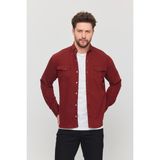 YXC Trend Maker Slim Fit Erkek Dar Kesim Pamuklu Kot Gömlek - Kiremit