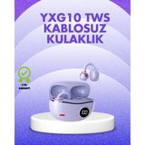 YXG10 Kablosuz Kulaklık - Bluetooth 5.4, Dokunmatik, LED Ekranlı Şarj Kutusu ( Lisinya )