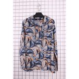 YXL COLLECTION Kadın Büyük Beden Likralı Boğazlı Mix Desenli Yumuşak Kazak Anne Bluz