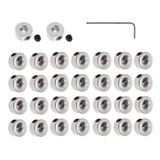 YXQ Uçak İniş Dişli Tekerlek Durdurma 0,12 inç/3,1 mm RC Uçak Model Uçak için Tekerlek Yaka (30'lu Paket)