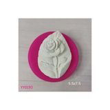 Yy0193 Yaprak Üzerinde Gül Silikon Kalıp
