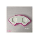 Yy0516 Yay Şekilli İkili Tealight Mumluk Silikon Kalıp