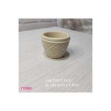 Yy0985 Çiçek Motifli Saksı Silikon Kalıp