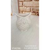 Yy4296 Baykuş Vazo Biblo Silikon Kalıp