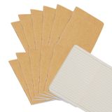YYaaloa Not Defterleri Kraft Kağıt Defterler, Mini Happy Journal Defterler Okul Ofis Ev İş Arkadaşları için Toplu Küçük Cep Not Defterleri Seyahat Hediyesi Hediye Malzemeleri (Kahverengi Astarlı, 12
