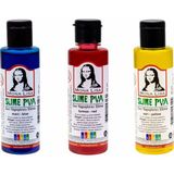 YYB Sıvı Yapıştırıcı Slime Sarı + Mavi + Kırmızı 70 ml