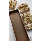 YYK Dikdörtgen Cheesecake Kalıbı 28X10 cm - 28 x 10 x 4 cm