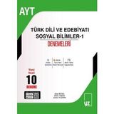 YZ Yayınları AYT Türk Dili ve Edebiyatı Sosyal Bilimler-1 10 Deneme Sınavı