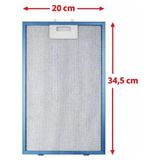 yzcpart Altus Ala 535 W Uyumlu Davlumbaz Aspiratör Filtresi Alüminyum Yağ Filtresi
