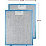 yzcpart Vestel Ad 6002 Rb Davlumbaz Aspiratör Filtresi Alüminyum Uyumlu Tel Kaset Filtre (2 Adet)