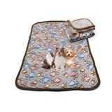 YZHDUXIU Küçük Köpekler için 1 Paket 3 Köpek Battaniyesi, Süper Yumuşak Kabarık Premium Polar Köpekler Kedi Pedleri, Köpek Yatağı ve Kanepe için Evcil Hayvan Battaniyesi Flanel Örtüsü (S(58,4 x 40,64