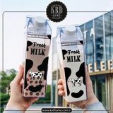 Yzhome 1 Adet Pleksi Mika Şeffaf Süt Şişesi Kutusu Şişe 500 ml