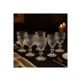 YzHome 6 Lı Kristal Cam Platin Kaplama Kahve Yanı Su Bardağı Kadeh Kupa Bardak 75ml
