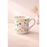 YzHome Acar Porselen Lüks Kahve Çay Bardağı, 220ml, Renkli Desenli yz.ROLL-09017