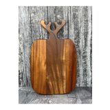 YzHome Akasya Sunum Servis Tabağı Kesme Tahtası Tabak 35*22cm