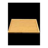YzHome Bambu Dikdörtgen Tepsi Sunum Tepsisi 41cm