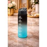 YzHome Lüks Renkli Akrilik Matara Suluk Spor, 1 Litre, Lacivert