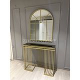 Z Design Home Zdesignhome 80X100 cm Ayna + 90X30X100 cm Dresuar Gold Takım
