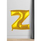 Z Harfi Folyo Balon Gold 100 Cm 40 İnç 1 Metre Altın