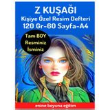 Z Kuşağı Kişiye Özel Resim Defteri (A4 Resim Defteri)